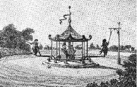 a 17th century, man-powered carousel